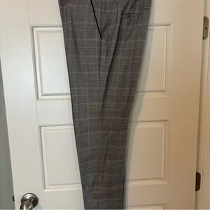 WHBM Glen Plaid Ankle Pants